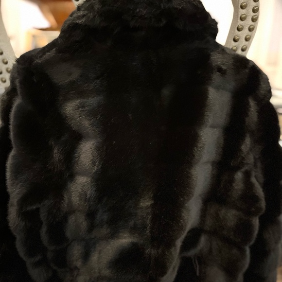 Ideology black Faux Fur Jacket - Picture 3 of 9